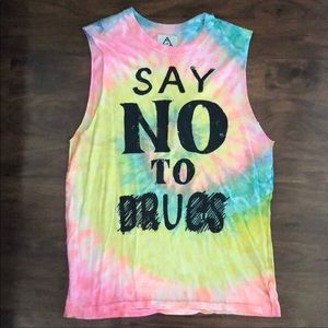UNIF tye die Say no to U tank XS